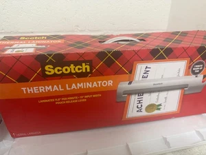Scotch Thermal Laminator Extra Wide 13" Input Ideal for Teachers Businesses New