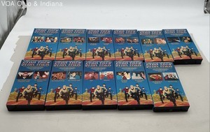 Star Trek The Animated Series 11 VHS Tape Lot Volumes 1-11 Paramount 1995