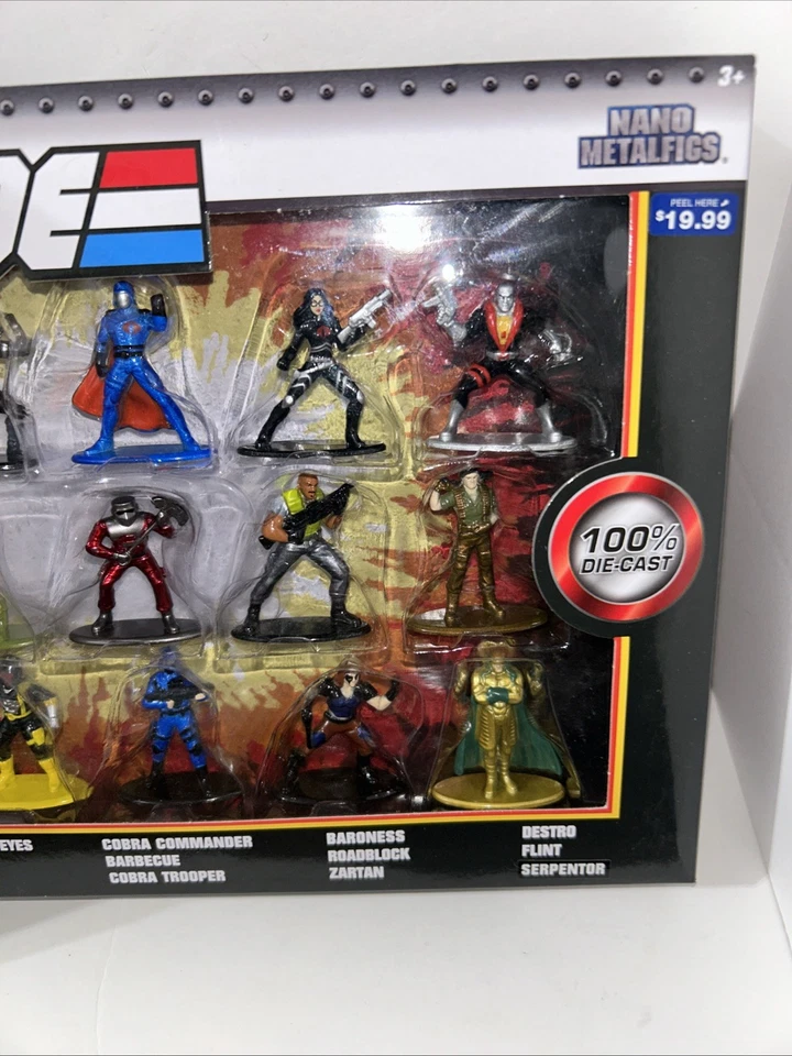 G.I Joe Nano Metalfigs Series 2020 Die-Cast 18 Figures Collector's Set Jada New - Image 3 of 4