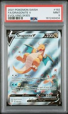 2021 POKEMON SWORD & SHIELD EVOLVING SKIES #192 FA/DRAGONITE V PSA 9 on eBay