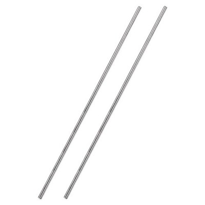 Awclub 3mm x 300mm 304 Stainless Steel Solid Round Rod x 300mm, Silver 