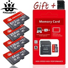Micro SD Card 64GB 128GB 256GB 512GB TF Memory Card Class 10 High Speed