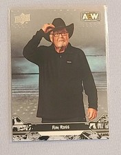 Jim Ross | 2023 Upper Deck AEW All Elite Wrestling #90 JR Announcer