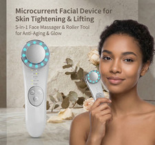 Microcurrent Facial Device for Skin Tightening Lifting 5-in-1 Face Massager