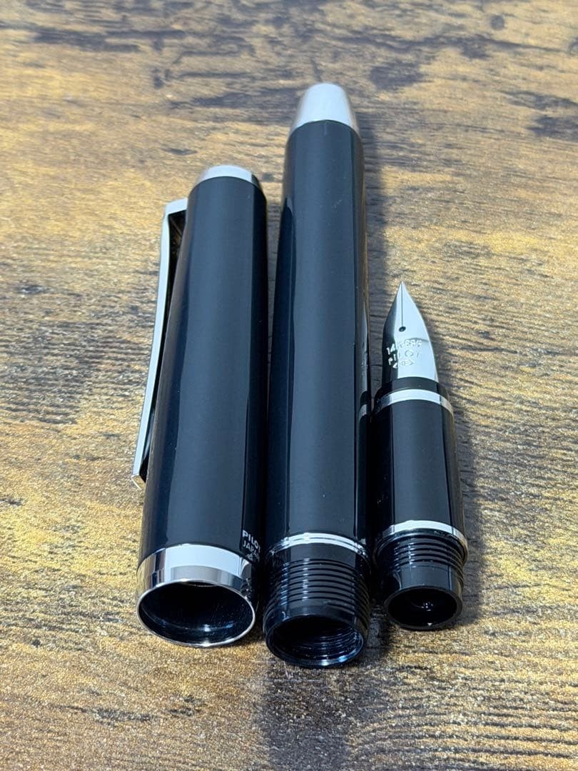 PILOT SE NIB Fountain Pen 14K Metal Grip Elabo Luxury Write Authentic Rare