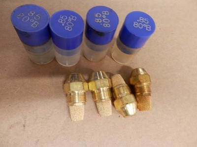 Delavan .85GPH-80 Spray Nozzle, Solid Cone, Type B, LOT OF 4