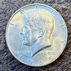 1965 Kennedy Half Dollar 50C 40% Silver Circulated Business Strike Coin