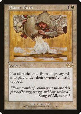 Planar Birth #31 (MP) Urza's Saga USG Magic MTG