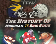 Rivalries History of Michigan vs Ohio State DVD Pat Summerall Football FREE SHIP