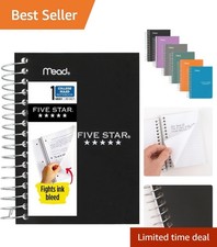 Five Star Fat Lil' Spiral Notebook - 200 College Ruled Sheets, Water Resistant