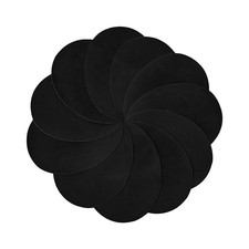 10PCS Elbow Patches, Suede Fabric Black Iron on 4.3 x 5.5 inches,