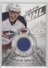 2013-14 Panini Crown Royale Lords of the NHL Materials Marian Gaborik #L-MG w6m