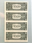 2003 SERIES * $1 UNCUT DOLLAR BILL *4 X $1 UNCIRCULATED CONDITIONS — photo 2