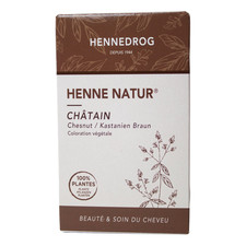 Henna 100% Pflanzenhaarfarbe - Natur Haarfärbemittel Kastanienbraun - vegan 90 g