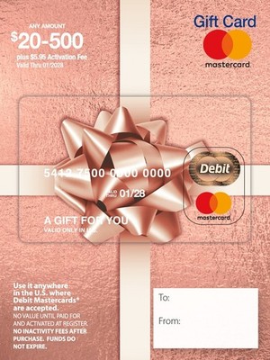 $100 Mastercard Prepaid Card/Physical GiftCard+ 48HRS EMAIL DELIVERY/NO FEE 200z