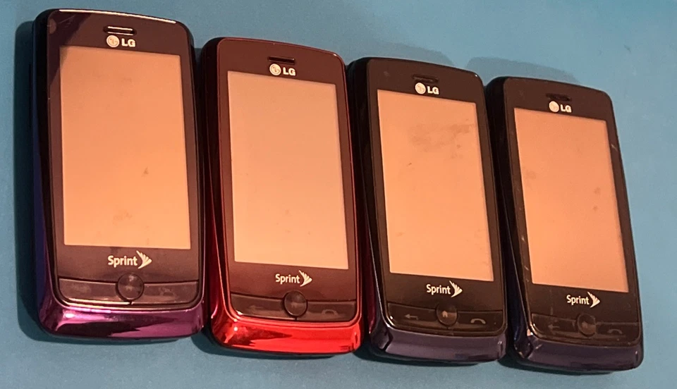 Teléfono celular deslizante LG Rumor Touch LN510 - azul y negro (Sprint) Foto 2 de 4