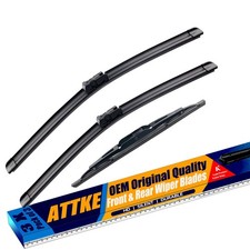 3 Wiper Blades 24"  17" Front Wiper  13" Rear Wiper Blades for GMC Terrain ...