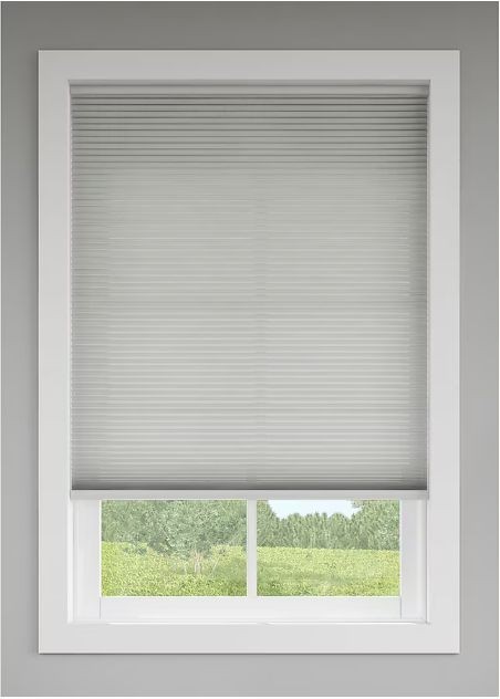 LEVOLOR Trim+Go 51 3/4 x 72 in Graphite Light Filtering Cordless Cellular Shade