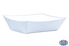 Southern Champion Tray 0552 Food Tray 1/2 lb White Paperboard - 1000 Pack