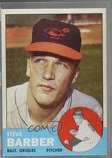1963 Topps Steve Barber #12 9h3
