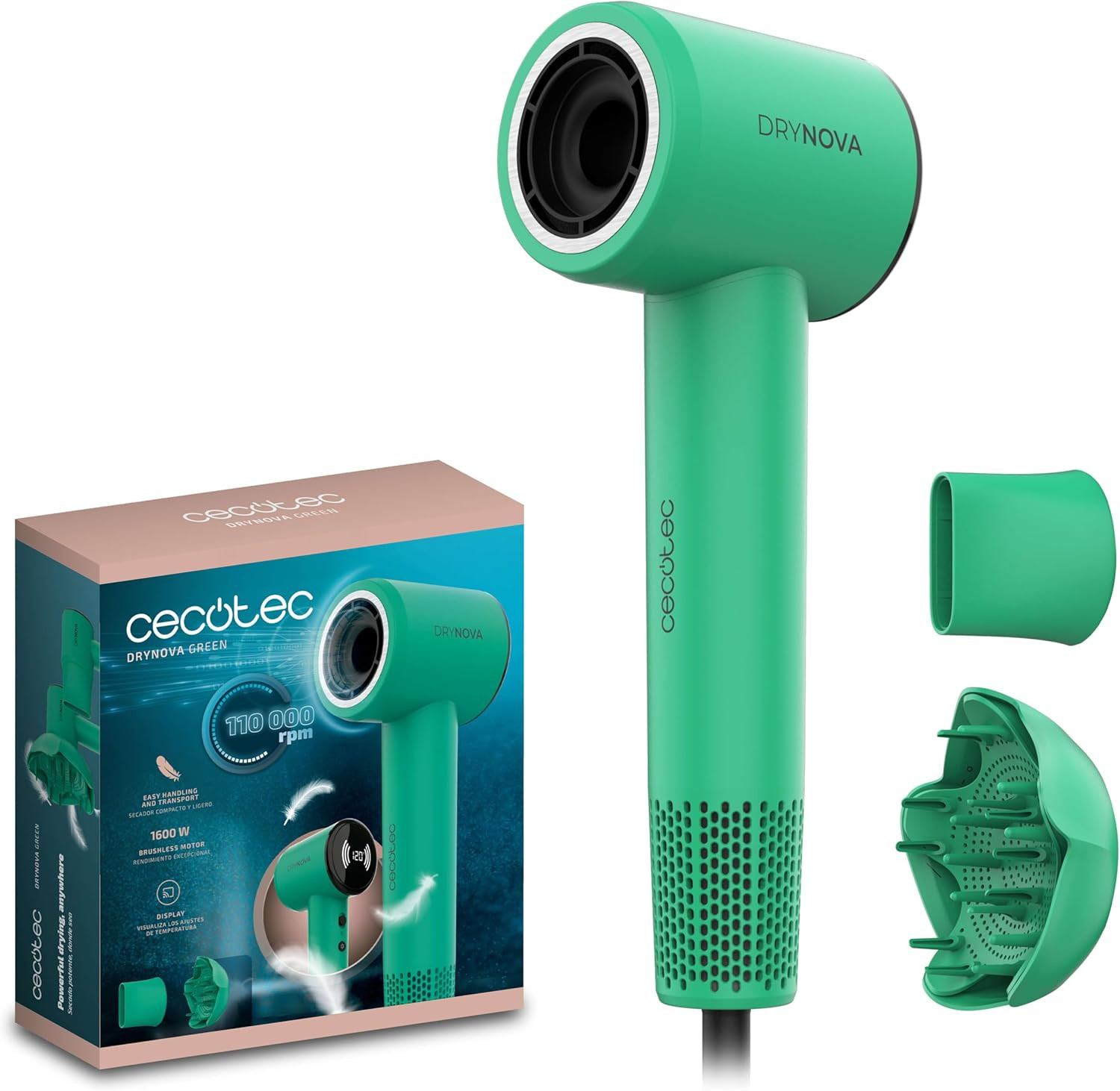 Phon High-Tech Drynova Green Leaf 110000RPM Motore Brushless V2