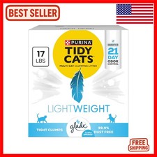 Purina LightWeight Multi-Cat Clumping Cat Litter with Glade Clear Springs - 2...