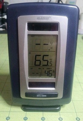 La Crosse Technology Solar Powered Wireless Temperature Station And Sensor 