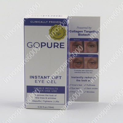 [Go Pure] Instant Lift Eye Gel NEW PRODUCT Depuffs Tightens Lifts 0.34 Oz NIB+