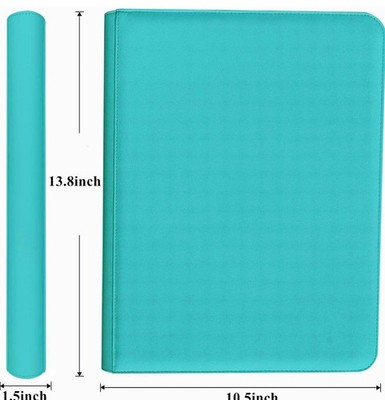 Psyduck & Pikachu Lost UV Color or Laser Engraved Zipper 4-9-12 Slot Binder