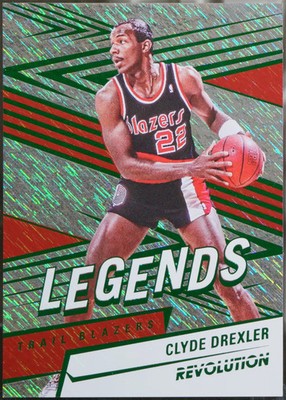 2024-25 Panini Revolution - Green Storm #175 Clyde Drexler /149 Basketball NM