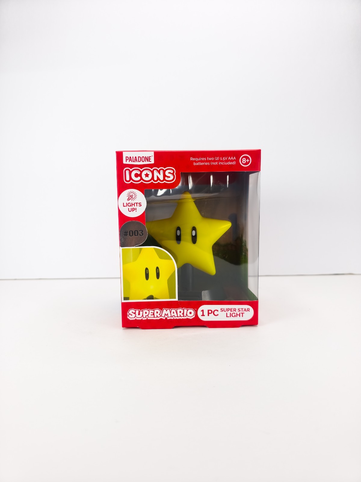 Paladone Super Mario Icons Light Set 4 Mushroom Goomba Star Fire Flower Lamp New