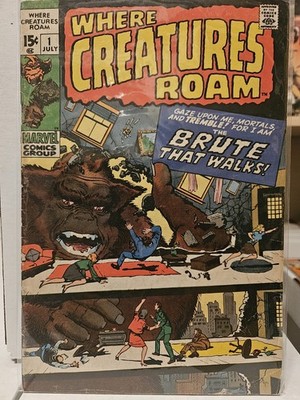 Where Creatures Roam #1 (Marvel Comics July 1970)
