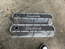 Edelbrock Ford 289 302 351w Aluminum Valve Covers Mustang Cougar Torino Galaxie