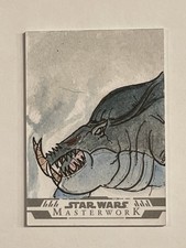 2024 Topps Star Wars Masterwork - Horax - 1/1 Sketch Card by Mongola Das