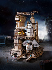 ROKR Space Shuttle 3D Holz Puzzle Mechanische Modell Spielzeug Geb&auml;ude Spielzeug