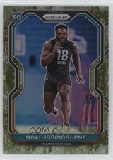 2020 Panini Prizm Rookie Camo Prizm 1/25 Noah Igbinoghene #340 8d4
