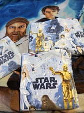 Pottery Barn Star Wars Twin Bedding Set 4pc Darth Vader X-Wing Sheets Blanket