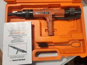 ITW RAMSET RED HEAD VIPER 27 CALIBER POWDER ACTUATED TOOL FASTENER CASE MANUAL