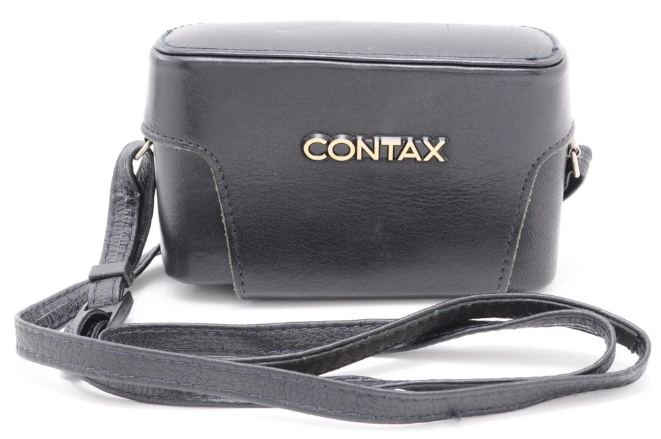 [EXC+5] Contax T2 Semi Hard Leather Case BLACK For T2 T2D From JAPAN - Image 4 of 4