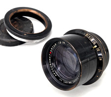 MINT Glass Goerz 19" 480mm f11 Apochromat Red Dot Artar Barrel large Format Lens