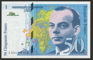 1994 FRANCE 50 FRANC NOTE