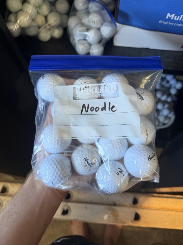 14 TaylorMade Noodle Golf Balls – New And Used Golf Ball Lot