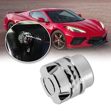 Chrome Aluminum High-end Volume Control Knob For Corvette C8 E-Ray Z06 Stingray
