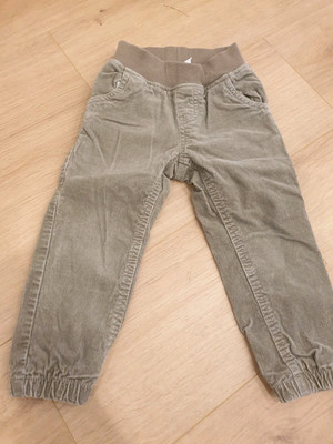 Kord Hose Gr. 86/92 Beige  Stoffhose 