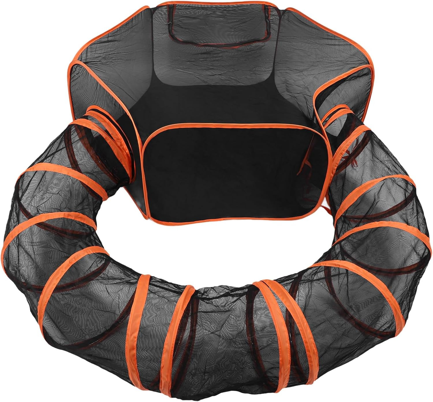 Tunnel Di Gatto, Custodia Gatto Tenda Gatto Pieghevole per Gatto Gatto Stabile C