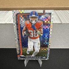 Topps Chrome 2025 Jaleel McLaughlin Denver Broncos Checkerboard Card #90