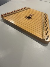 Wooden Lap Harp Natural Musical Folk Instrument Slavic