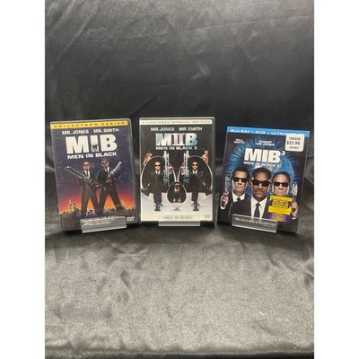 Men in Black Trilogy DVD Blu-ray Set MIB 1 2 3 Will Smith Tommy Lee Jones
