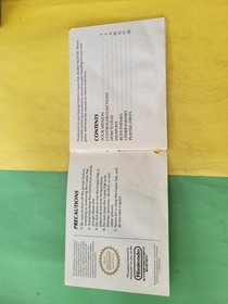 Burai Fighter NES-UF-USA Nintendo Folleto de instrucciones Manual solamente