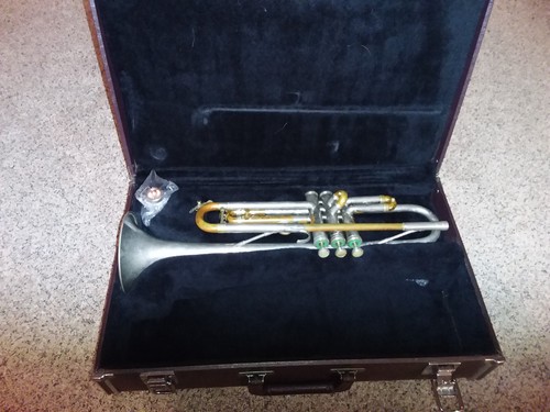 Rare 1961 Holton Galaxy Nickel Silver Pro Trumpet GOOD PLAYER 343991 Yamaha Case